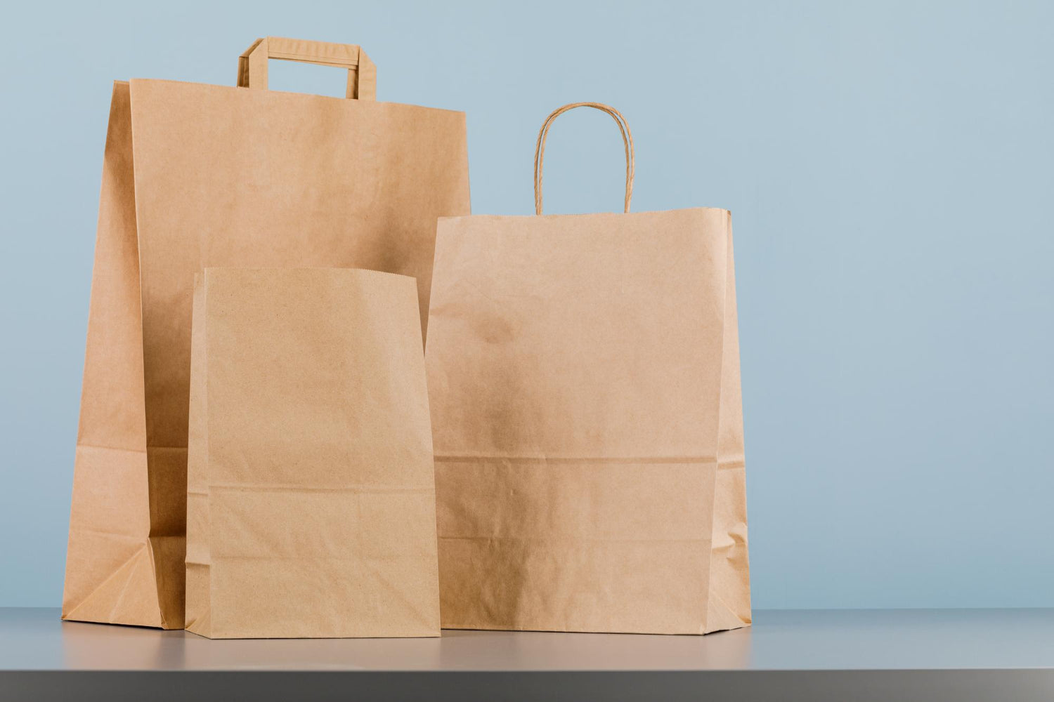 kraft paper bags for take out food