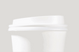 White PS Sip Lid for 12-20oz Hot Cups - This Element Inc.