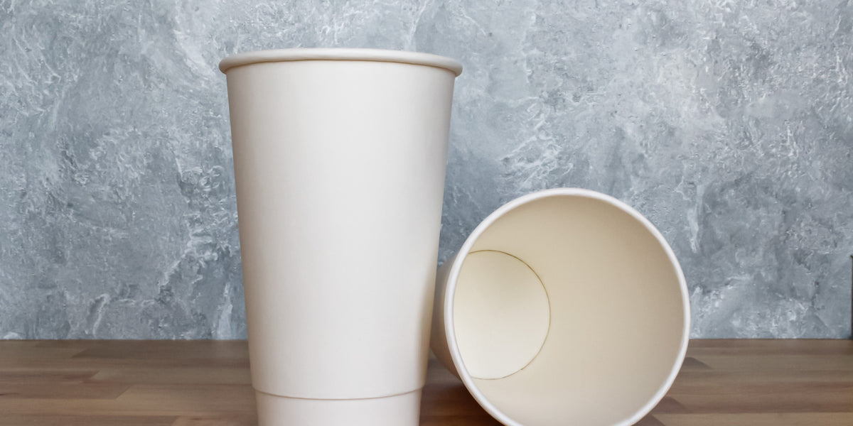16oz White Paper Hot Cup (500pcs)