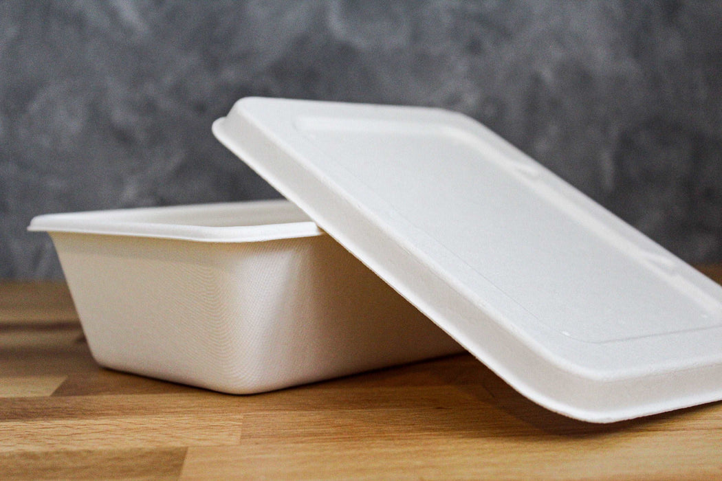 27oz Rectangle Molded Fiber Container(800pcs) - This Element Inc.