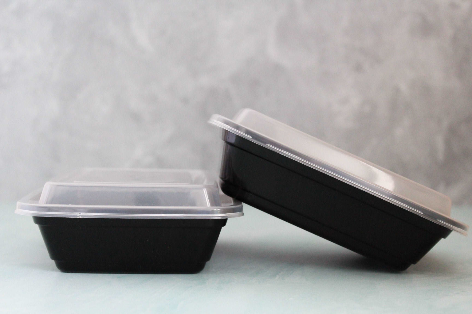 Small Rectangular Disposable Containers Disposable Plastic Rectangular Containers with Lids included — This ...