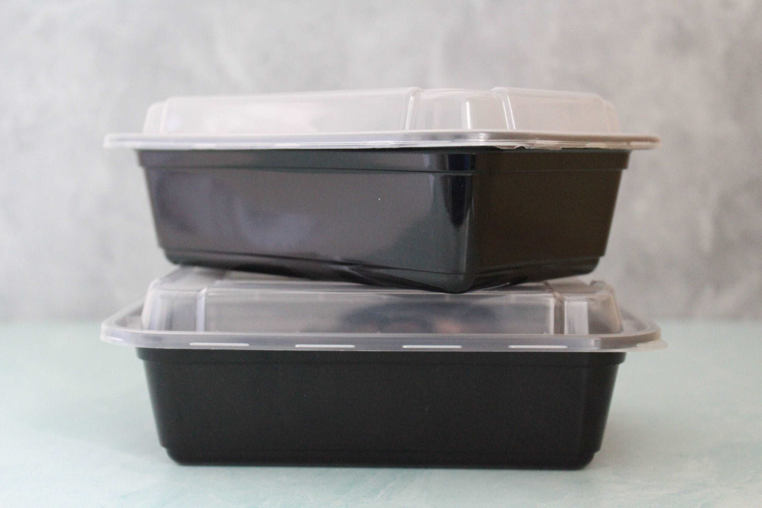 Rectangular Plastic Container With Ribbon Disposable Plastic Rectangular Containers with Lids included — This ...