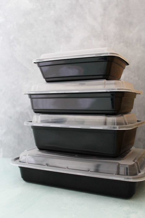 24oz Rectangular Container with Lid (150pcs) - This Element Inc.