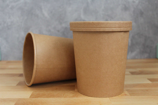 16 oz disposable food packaging paper soup bowl samples