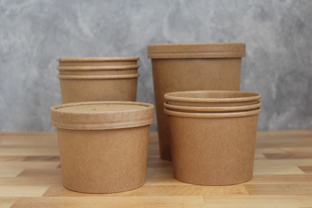 12oz Kraft Soup Container (LID NOT INCLUDED) (500pcs) - This Element Inc.
