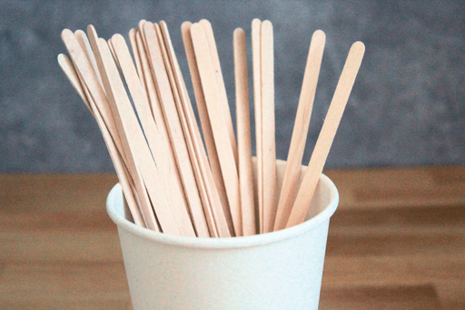 Wooden Coffee Stirrer 5.5 inch - This Element Inc.