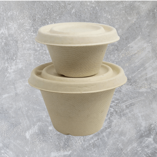 2oz Bamboo pulp portion cup lid - This Element Inc.