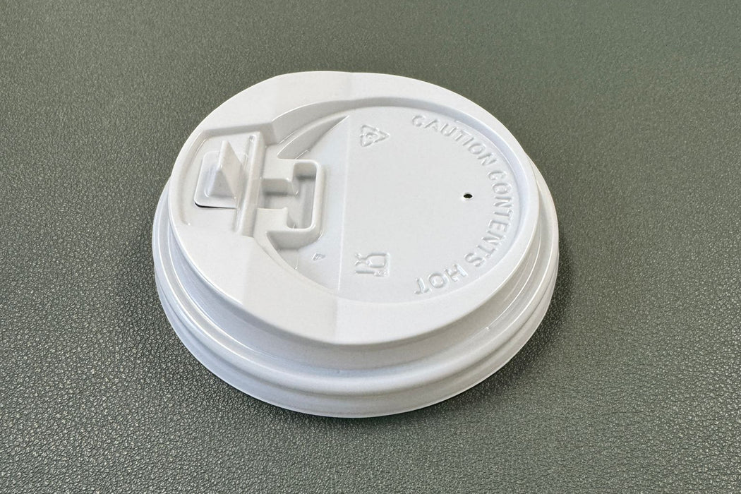 White Lid for Hot Cup To-go