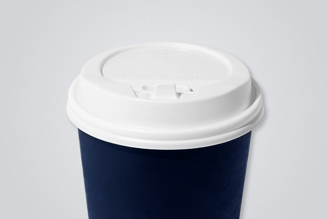 White PS Traveler Lid for 12-20oz Hot Cups | 1000pcs