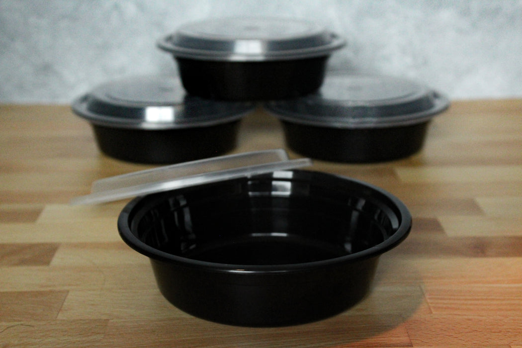24oz 7" Round Container - Lid Included (150pcs)