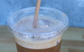 Clear Flat Lid for Clear Cup (1000pcs) | 98mm | Fits 12/16/20/24oz | Straw Slot